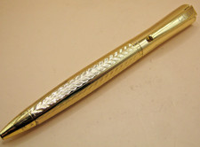 Vintage Gucci Gold Plated Ballpoint Pen - With Mont Blac Cartridge