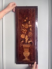 Vintage Marquetry Wall Panel