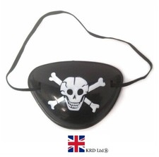 PIRATE EYE PATCH Skull And Crossbones Eye Patches Party Bag Favor Fancy Dress UK