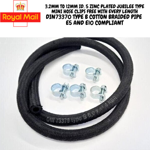 Cotton braided rubber - braided, fuel