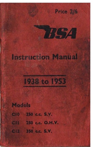 Bsa c10 250cc c11 - c10,