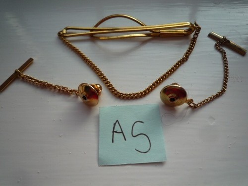 Vintage gold tie clip - vintage, bar