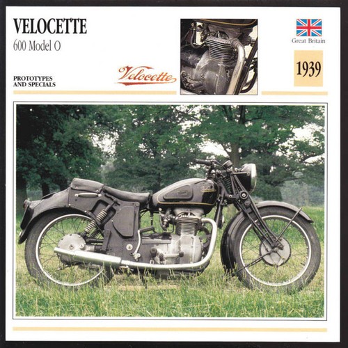 1939 velocette 600cc - model, o