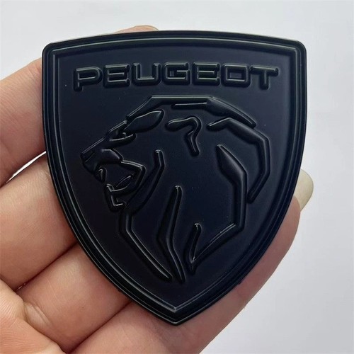 Matte black peugeot lion - matte,