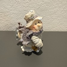 Vintage Skating Snowman