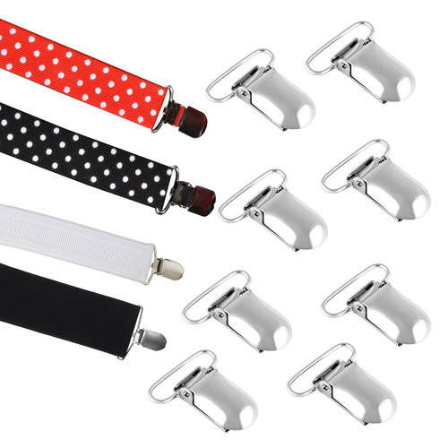 10x baby dummy clip silver - 10x,
