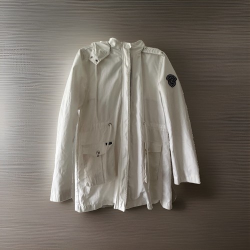 White gant raincoat - white, medium