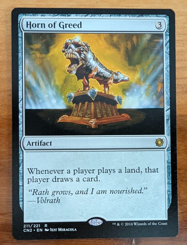 Mtg horn greed 211 - of,