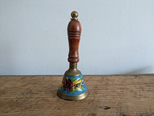 Vintage brass bell school - vintage,