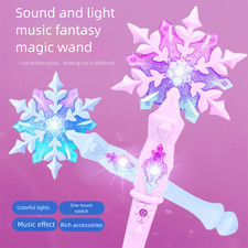 Music Magic Glowing Wands Lighting Children's Flashing Toys  Princess