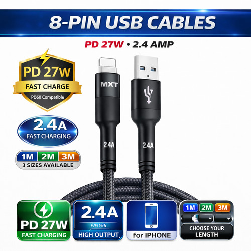 Usb cable pin for iphone - usb, 8-pin