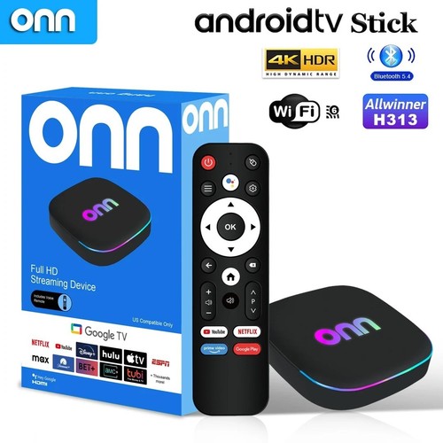 Onn android smart tv box - 4k,
