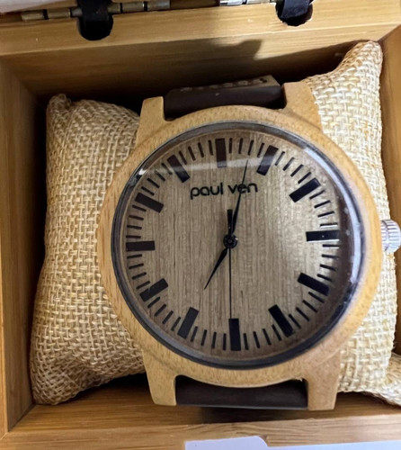Paul ven watch - paul, wooden