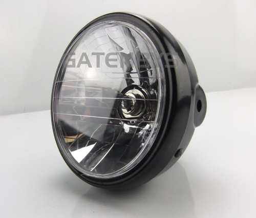 Satin black motorcycle - satin, 6.5"