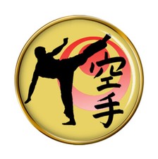 Karate Pin Badge