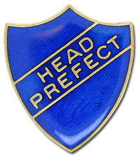 Head Prefect Pin Badge in Blue