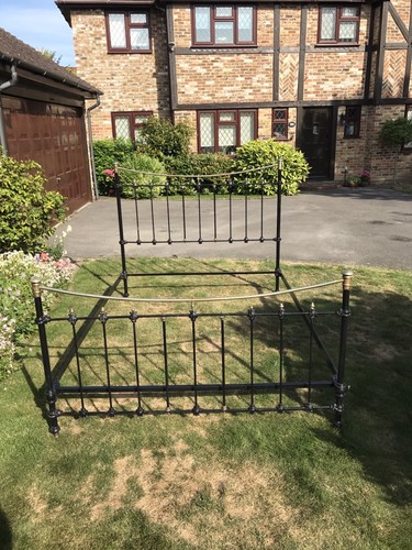 19th century french iron bed - century,