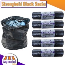 Heavy duty black bin bags - duty,