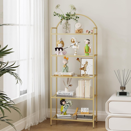 Bookcase tier glass shelves - 6,