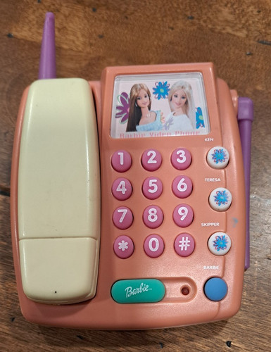 Vintage barbie video phone - vintage,