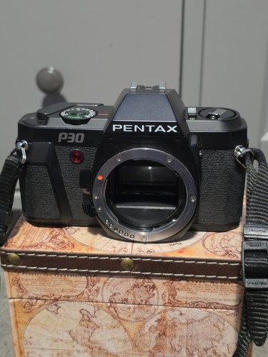 Pentax p30 35mm film camera - film,