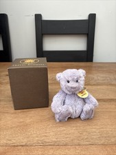 Boxed Charlie Bears Travel Buddies Livingstone  Miniature  Lilac Bear TB2014008 
