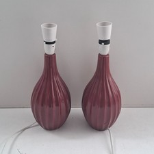 2 x Homebase Burgundy Ceramic