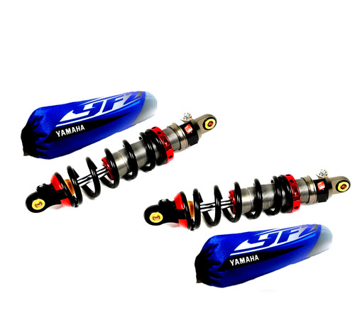 White blue shock covers - white, yamaha