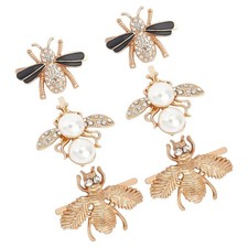 6 Pcs Bee Shoe Charms