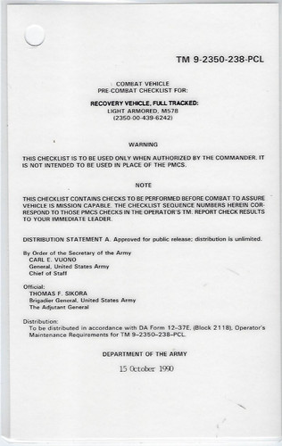 Historical book pre - book, pre-combat