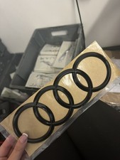 Black Gloss Rear Audi Badge
