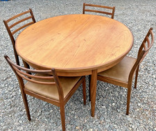 G Plan Fresco Dining Table & 4 Chairs by VB Wilkins Vintage Retro Mid Century ?