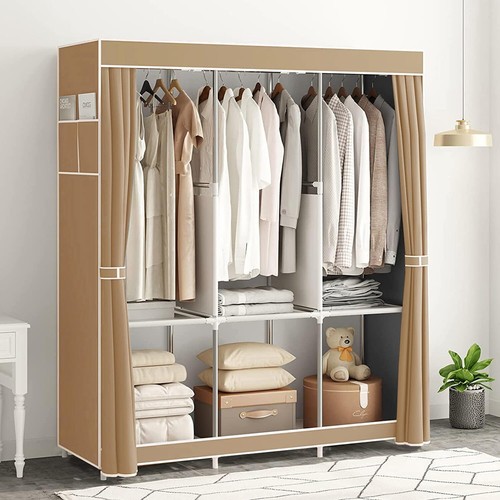 Large canvas wardrobe with - large,