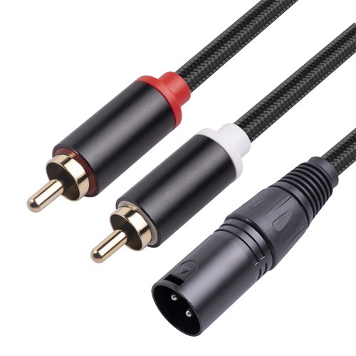 Pin xlr male rca - 2-rca,