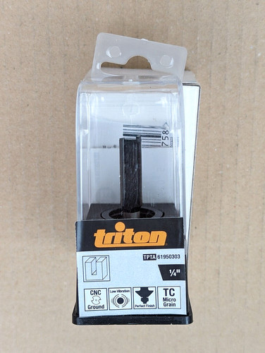 Triton straight router - triton, 1/4"