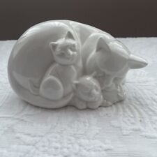 Moments By Coalport "Mothers Love" Bone China Cat & Kittens Figurine  