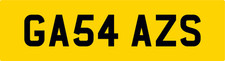 GAZ'S PERSONALISED PRIVATE REG