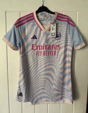 PLAYER ISSUE Adidas Arsenal Stella McCartney Women’s Away Shirt Large