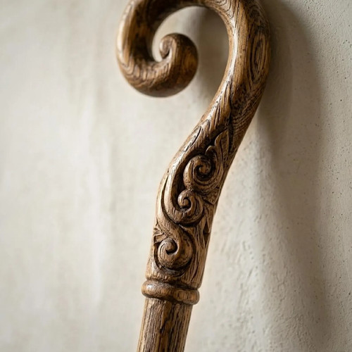 Hand carved wooden - 70",