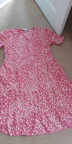 Joules pink white dotted - pink,