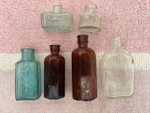 Assorted vintage glass - 6,
