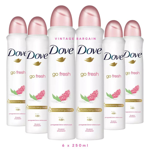 250ml dove pomegranate - 6,