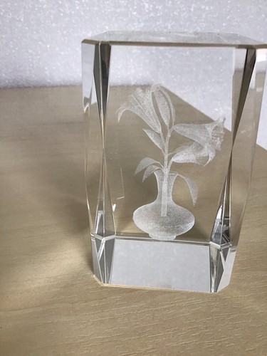 Laser cut paperweight - laser, 3d