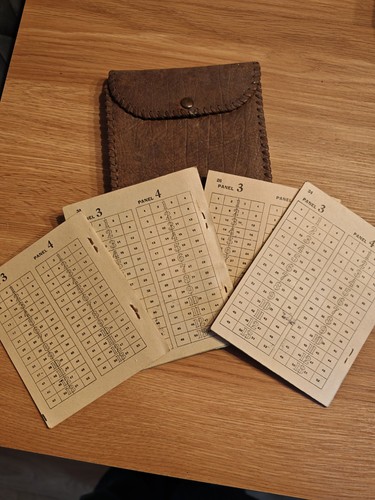 Original leather ration book - leather,