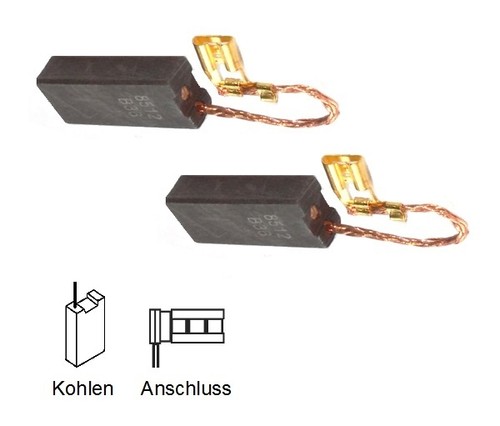Motor carbon brushes - carbon, for