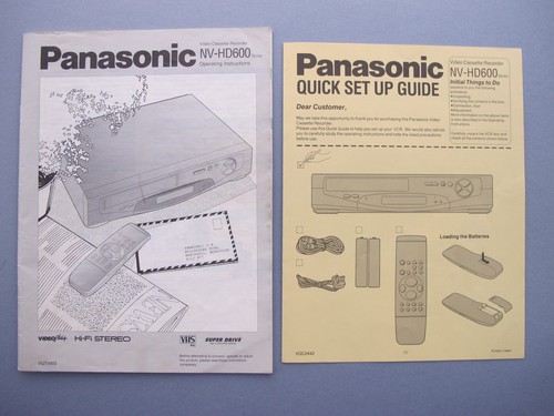 Panasonic hd600 video - panasonic,