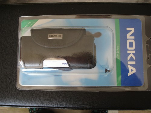 Genuine nokia leather case - nokia,