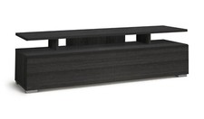 Habitat Floating Top TV Unit - Black & Brown