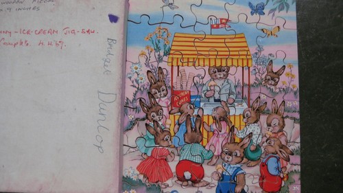 Vintage wooden jigsaw - jigsaw,