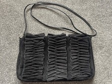 Topshop Black Suede Leather